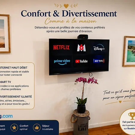Apartament 4 Ou 2 Parking Wifi Terrasse Cosy *